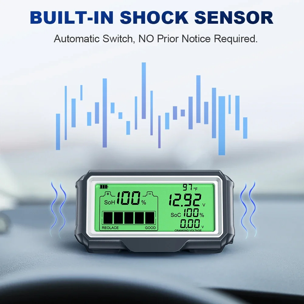12V Battery Tester Battery Hea - đánh giá và giá Battery Monitor Coulometer