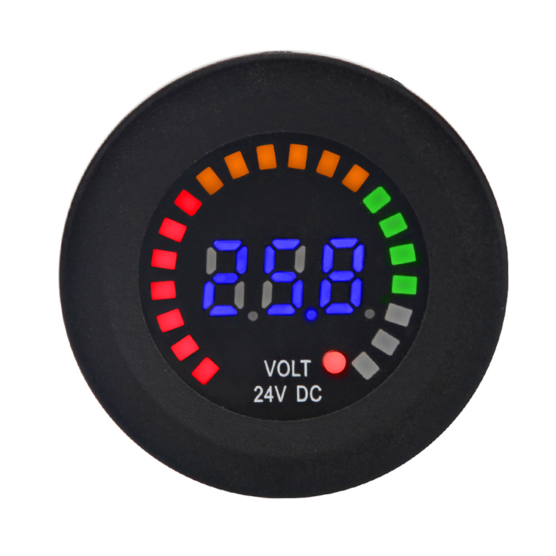 24V 12V DC Voltmeter Color LED - đánh giá và giá Battery Monitor Coulometer