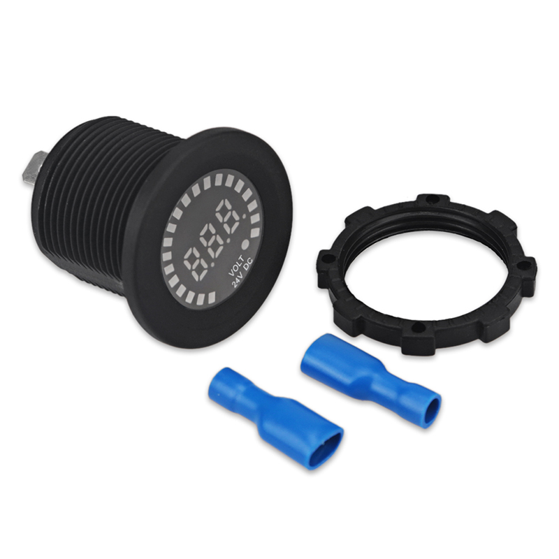 24V 12V DC Voltmeter Color LED - đánh giá và giá Battery Monitor Coulometer