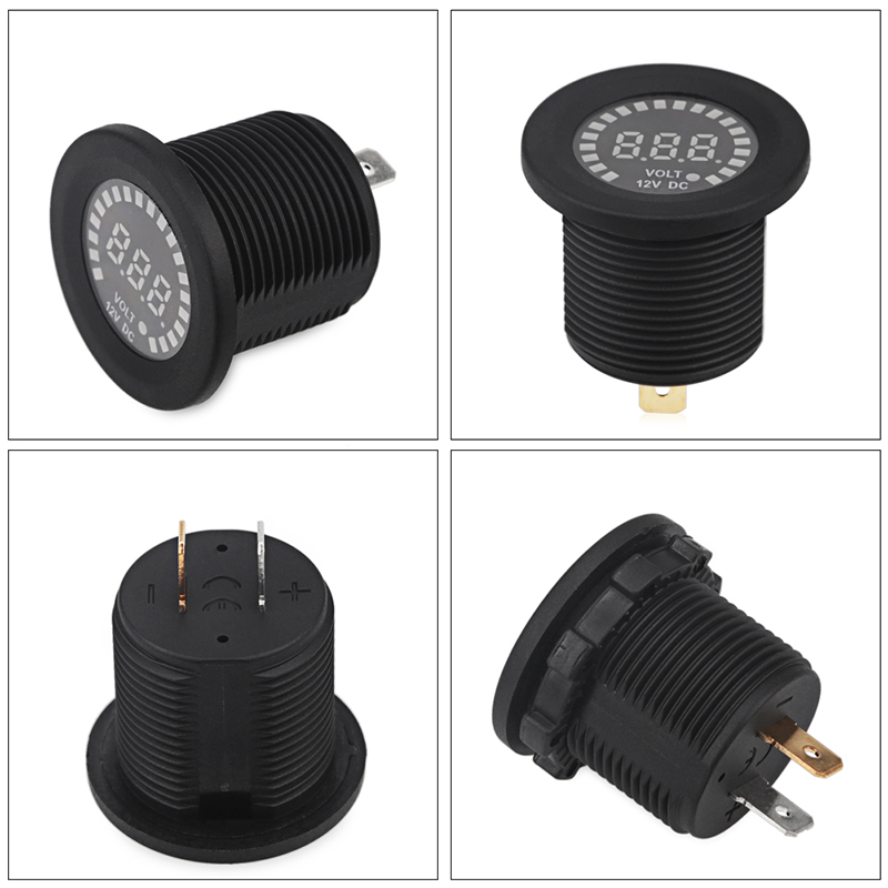 24V 12V DC Voltmeter Color LED - đánh giá và giá Battery Monitor Coulometer
