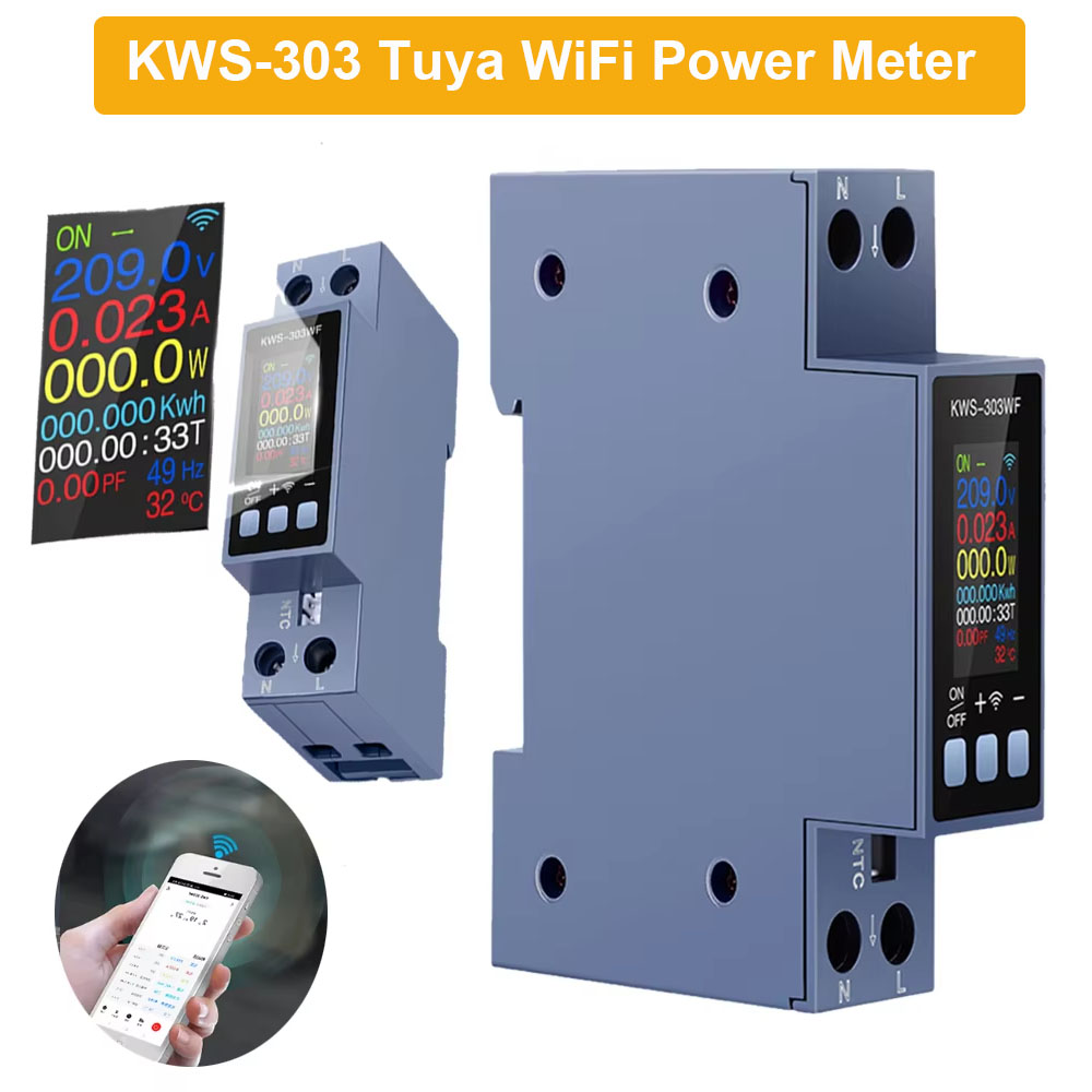 KWS-303 Tuya WiFi Power Meter  - đánh giá và giá Battery Monitor Coulometer