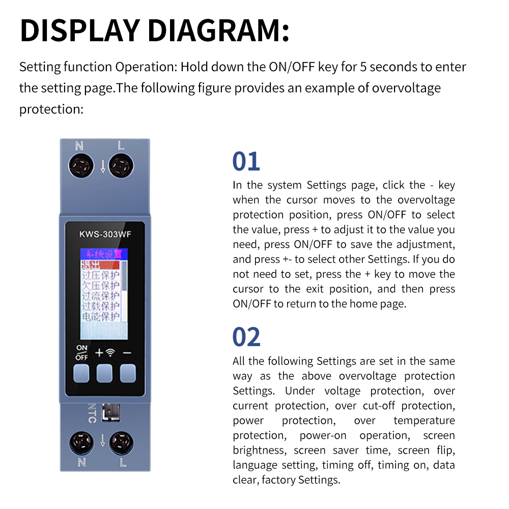 KWS-303 Tuya WiFi Power Meter  - đánh giá và giá Battery Monitor Coulometer