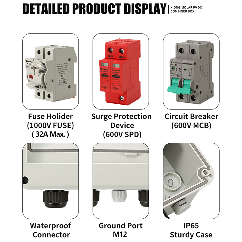 1 PCS Solar photovoltaic PV DC - đánh giá và giá Solar Combiner Box