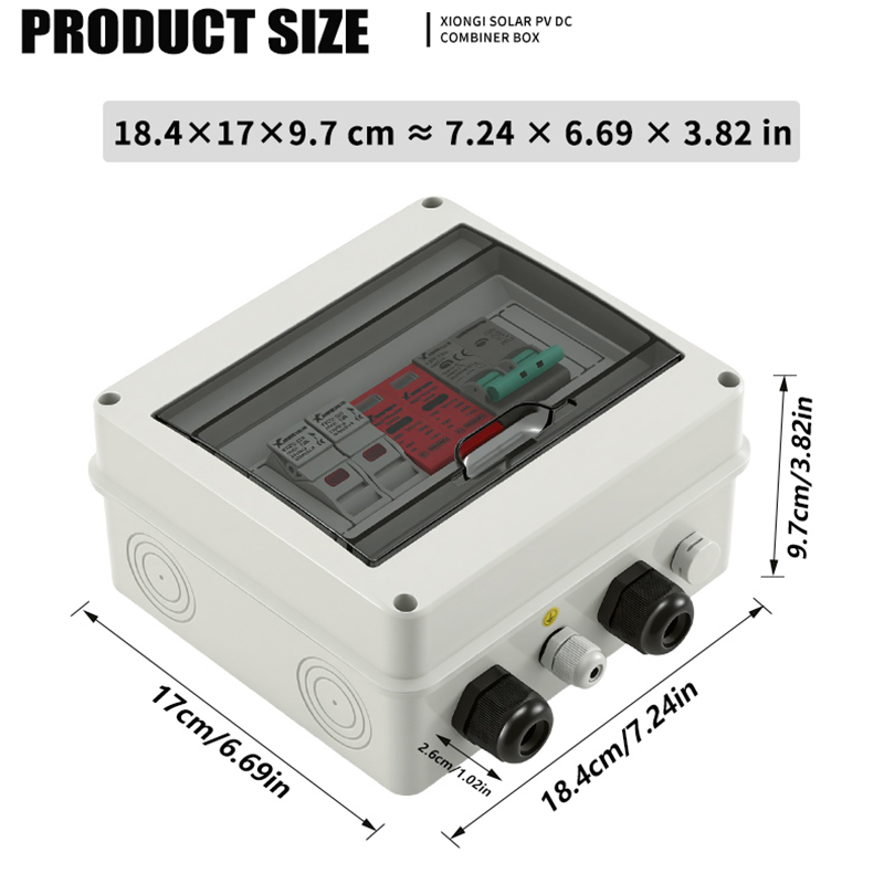 1 PCS Solar photovoltaic PV DC - đánh giá và giá Solar Combiner Box