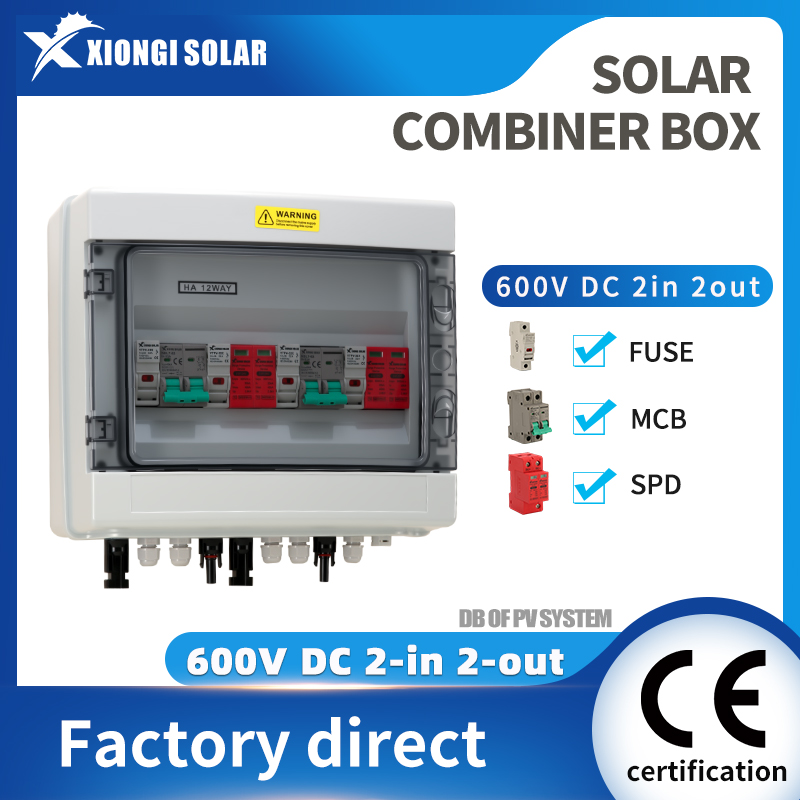 XIONGISOLAR High-quality 600V  - đánh giá và giá Solar Combiner Box
