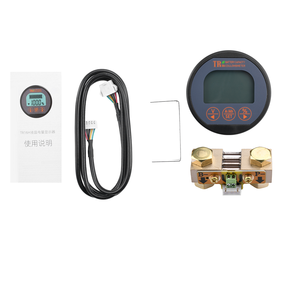 DC 8-80V 50A 100A 350A TR16 Ba - đánh giá và giá Battery Monitor Coulometer
