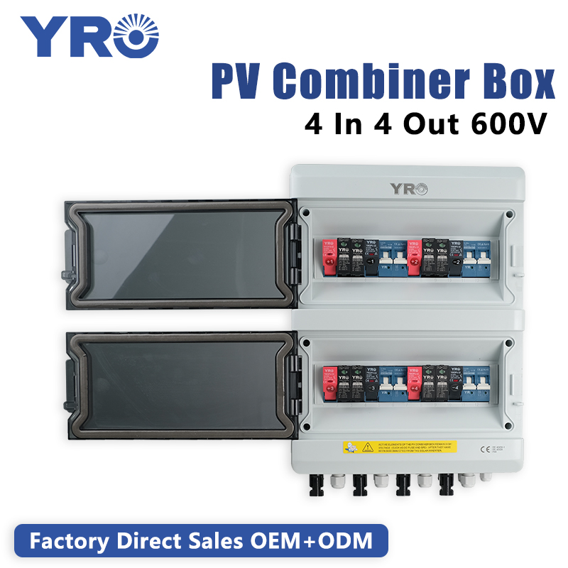 PV Combiner Box 4 input 4 outp - đánh giá và giá Solar Combiner Box