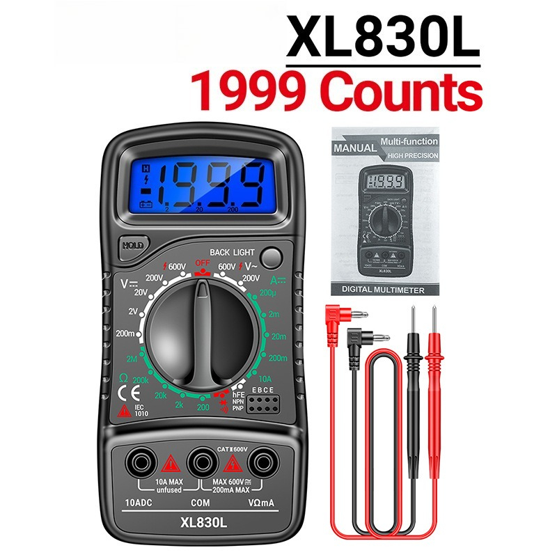 ANENG XL830L Digital Multimete - đánh giá và giá Battery Monitor Coulometer