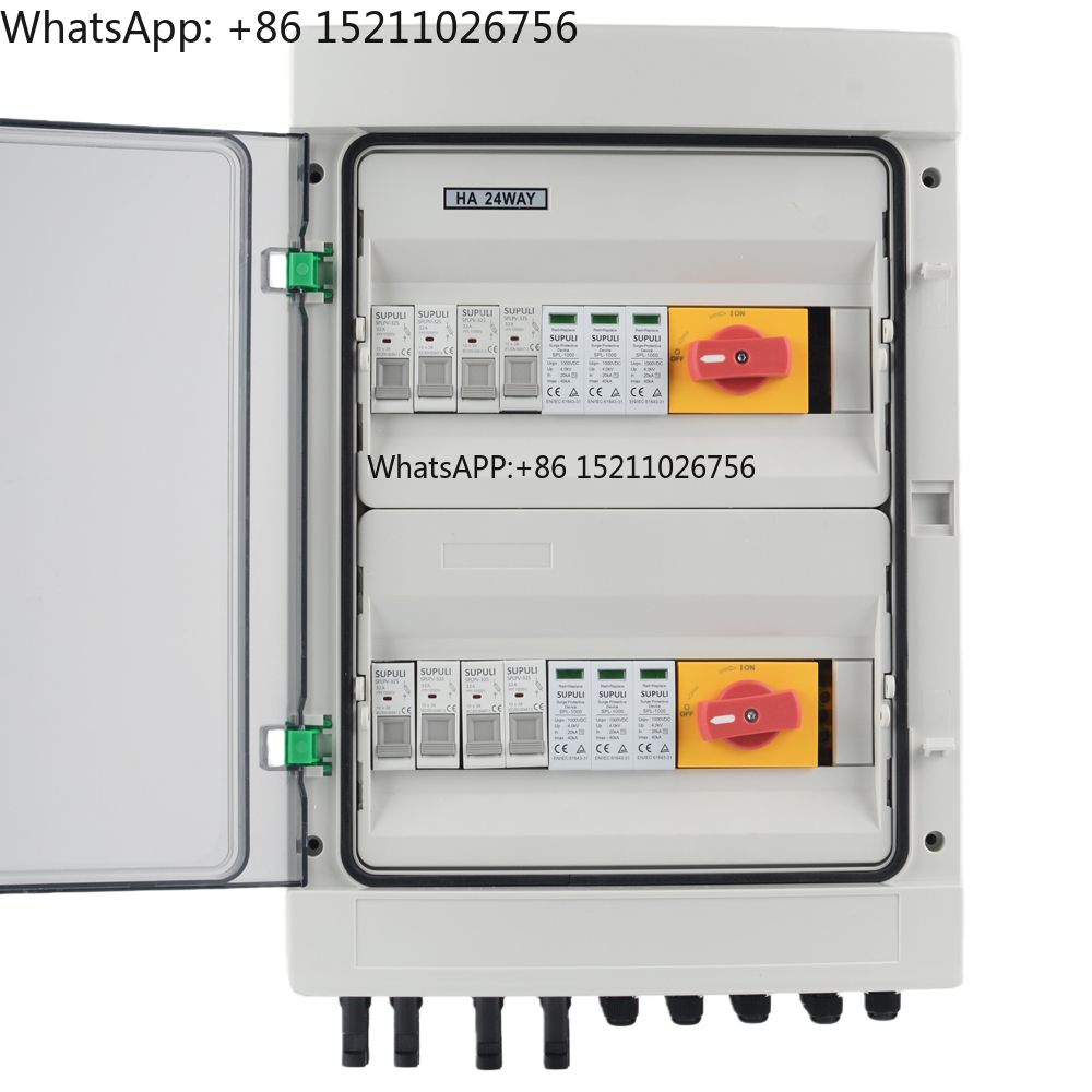 IP65 4 in 2 OUT 4 Strings 25A  - đánh giá và giá Solar Combiner Box