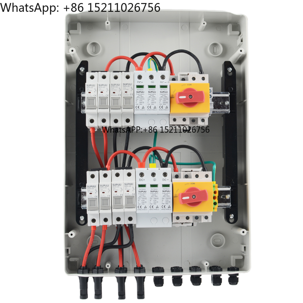 IP65 4 in 2 OUT 4 Strings 25A  - đánh giá và giá Solar Combiner Box