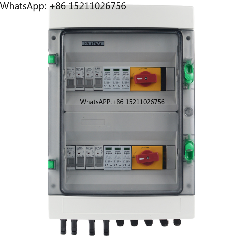 IP65 4 in 2 OUT 4 Strings 25A  - đánh giá và giá Solar Combiner Box