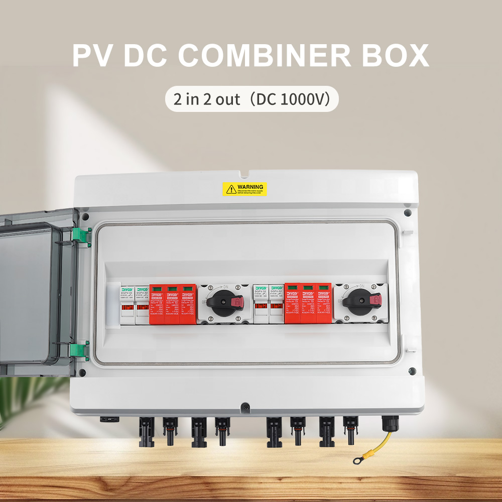 DIY GO Solar Photovoltaic 2 In - đánh giá và giá Solar Combiner Box