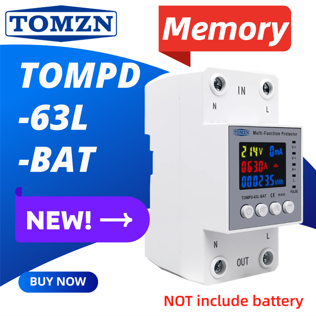 TOMZN 63A Voltage Protector Ba - đánh giá và giá Battery Monitor Coulometer